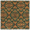 thumbnail image 6 of SAFAVIEH Heritage Tana Floral Area Rug, Green/Orange, 8' x 10', 6 of 10
