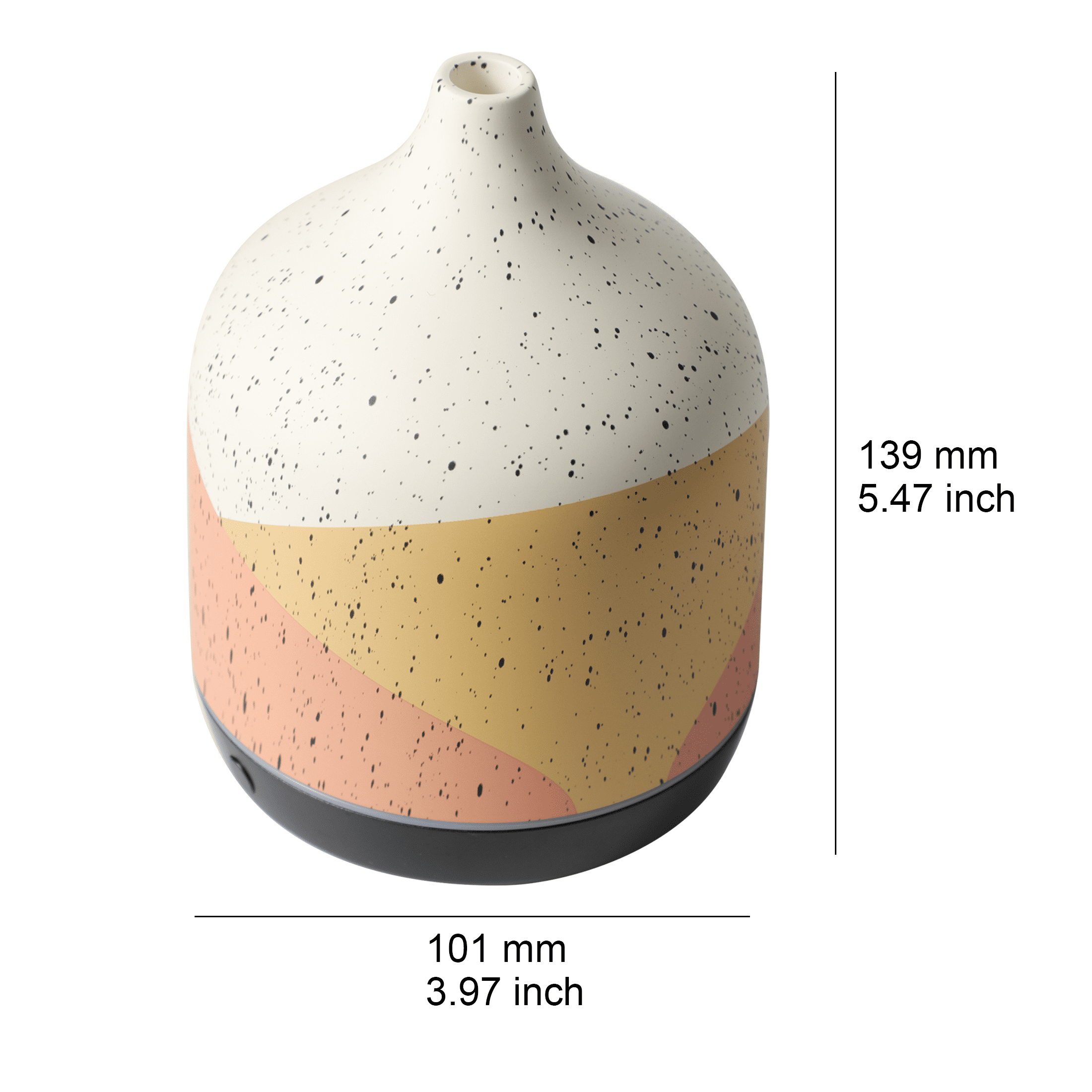 Mainstays Aromatherapy Essential Oil Diffuser, Cool Mist, Black, 100mL