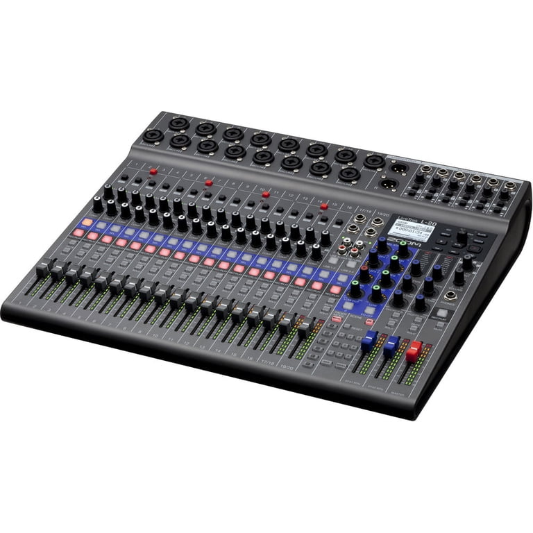 Zoom LiveTrak L-20 Digital Mixer & Multitrack Recorder, 20-Input