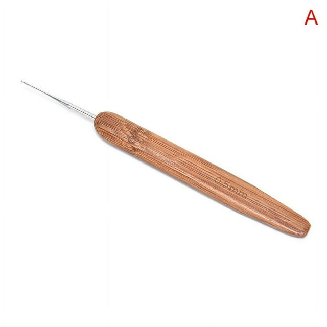 1/3pcs 0.5mm Dreadlock Crochet Crochet à Aiguille Bambou Poignée Crochets Outils Faisant