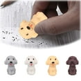 thumbnail image 1 of Cute Dog Erasers Set for School Stationery - Animal Design Portable Supplies for Creativity and Learning Experience, 1 of 8