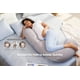 thumbnail image 2 of Almohada de embarazo Momcozy en forma de F que refresca todo el cuerpo, 2 of 7