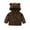 Brown#702, variant on LIIPEE Boys Girls Plush Jackets Solid Color Long Sleeve Hooded Zip Up Thickened Fuzzy Jackets With Pockets Versatile Party Coat,Beige,18-24 Months
