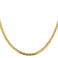 thumbnail image 2 of Primal Gold 14 Karat 3.8mm Tri-color Pave Valentino Chain, 2 of 4