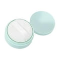 thumbnail image 3 of Empty Cosmetic Powder Travel Container with Puff Lightweight Durable Accessory Small Size , Green, 3 of 8