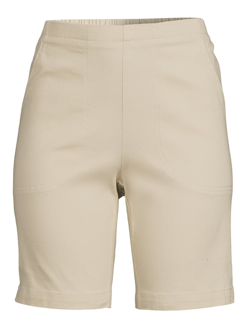 Size women's 11 Pull-On Stretch Shorts Bermuda Style