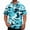 Blue, variant on OIOLOYJM Hoodies for Men Sun Protection Lightweight Camo Short Sleeve Hooded Shirts Rash Guard Quick Dry Hiking Fishing Tops Blue L