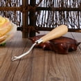 thumbnail image 2 of 6.3inch Wooden Bent Latch Hook Crochet Needle Hook Tool, 2 of 10