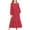 ZA-Red-girls dress skirts party outfits, variant on MKOSPLRT Girls' Maxi Dress Long Sleeve Polka Dot Print Long Dress Crew Neck Vintage Party Dress Casual Ruffle Tiered Dress with Pocket 4-15Y