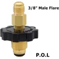thumbnail image 5 of Hooshing Soft Nose POL Propane Gas Fitting LP 1/4" NPT Male & Adapter, Brass, 5 of 5