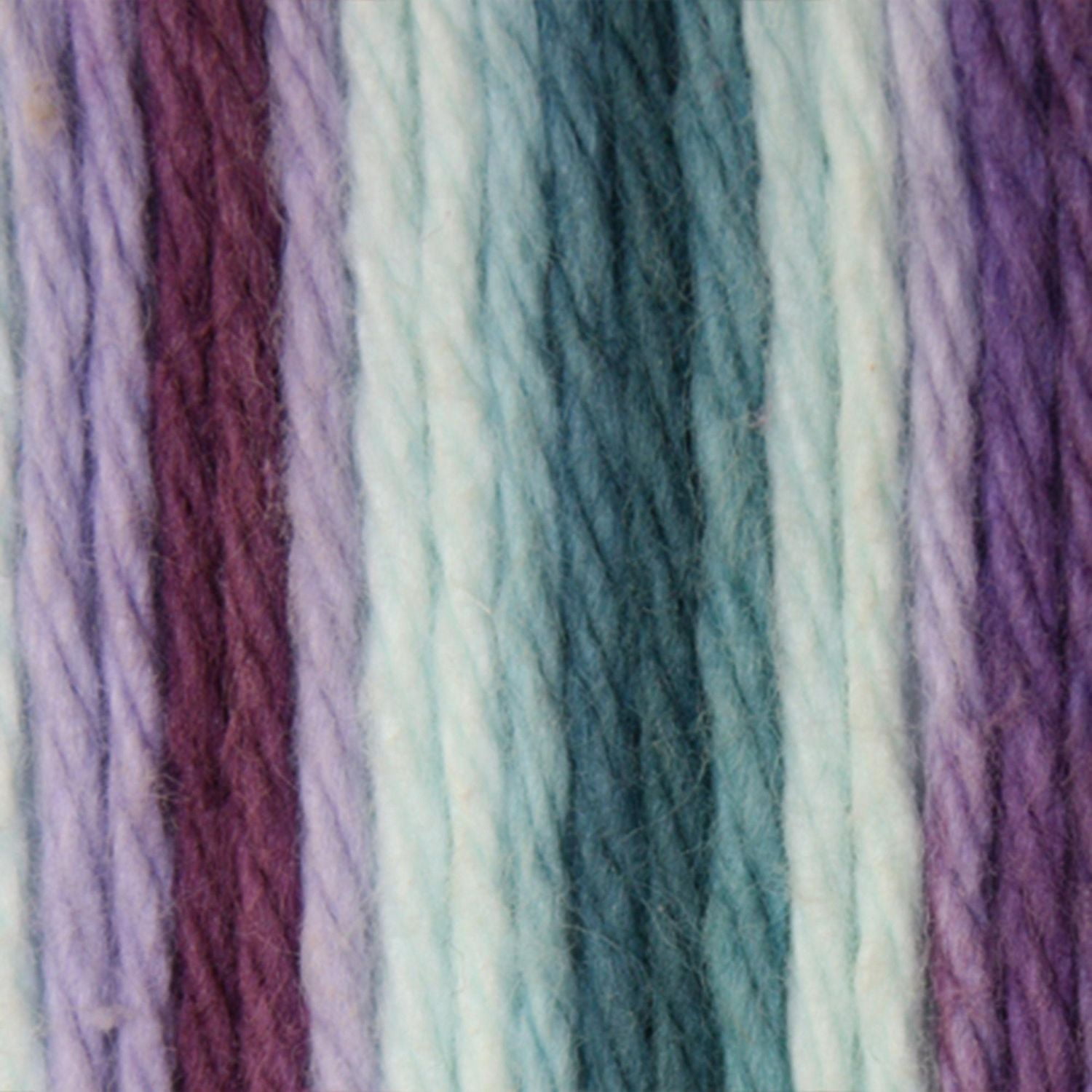 "Bernat Handicrafter Cotton Variegates #4 Fil de Coton Moyen, Joyaux de la Couronne Ombre 12oz/340g, 573 Yards"