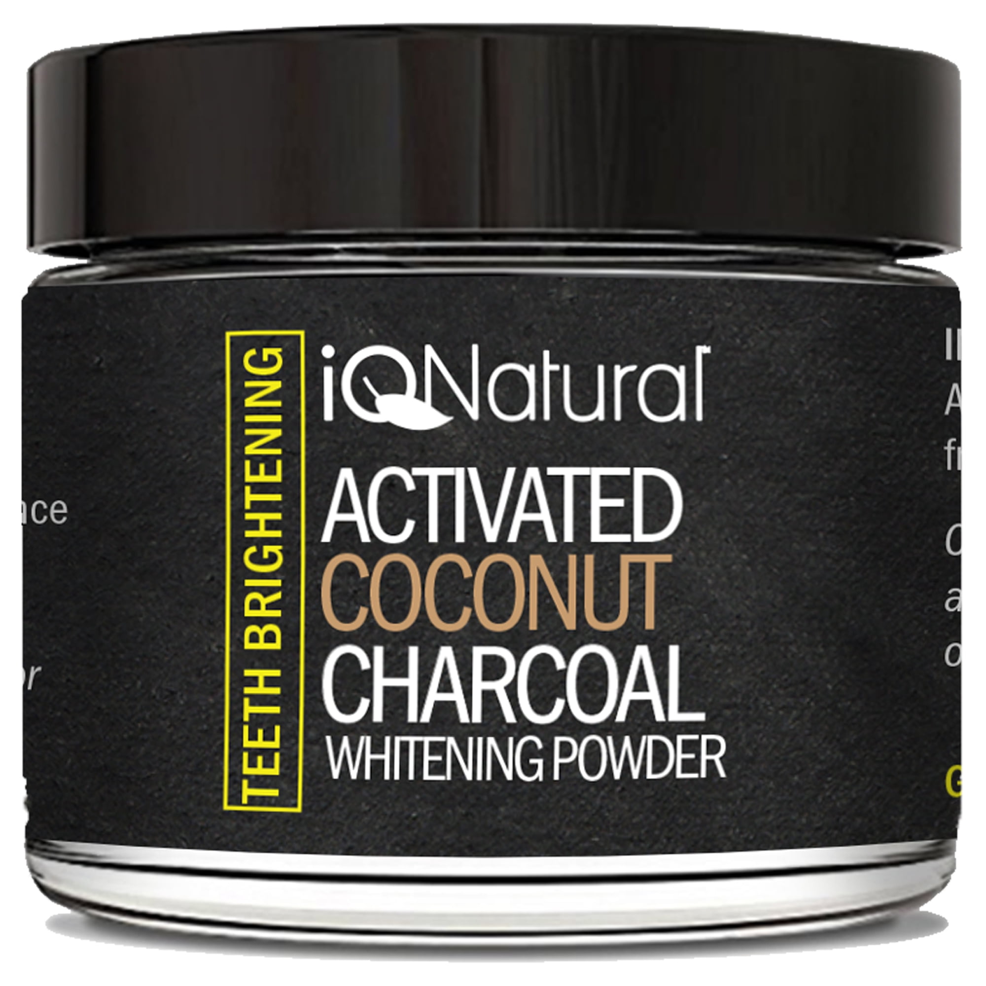 IQ Natural Teeth Whitening Activated Coconut Charcoal Powder