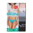 thumbnail image 4 of Hanes Women's Signature Microfiber Bikini Underwear, 6-Pack, 4 of 6