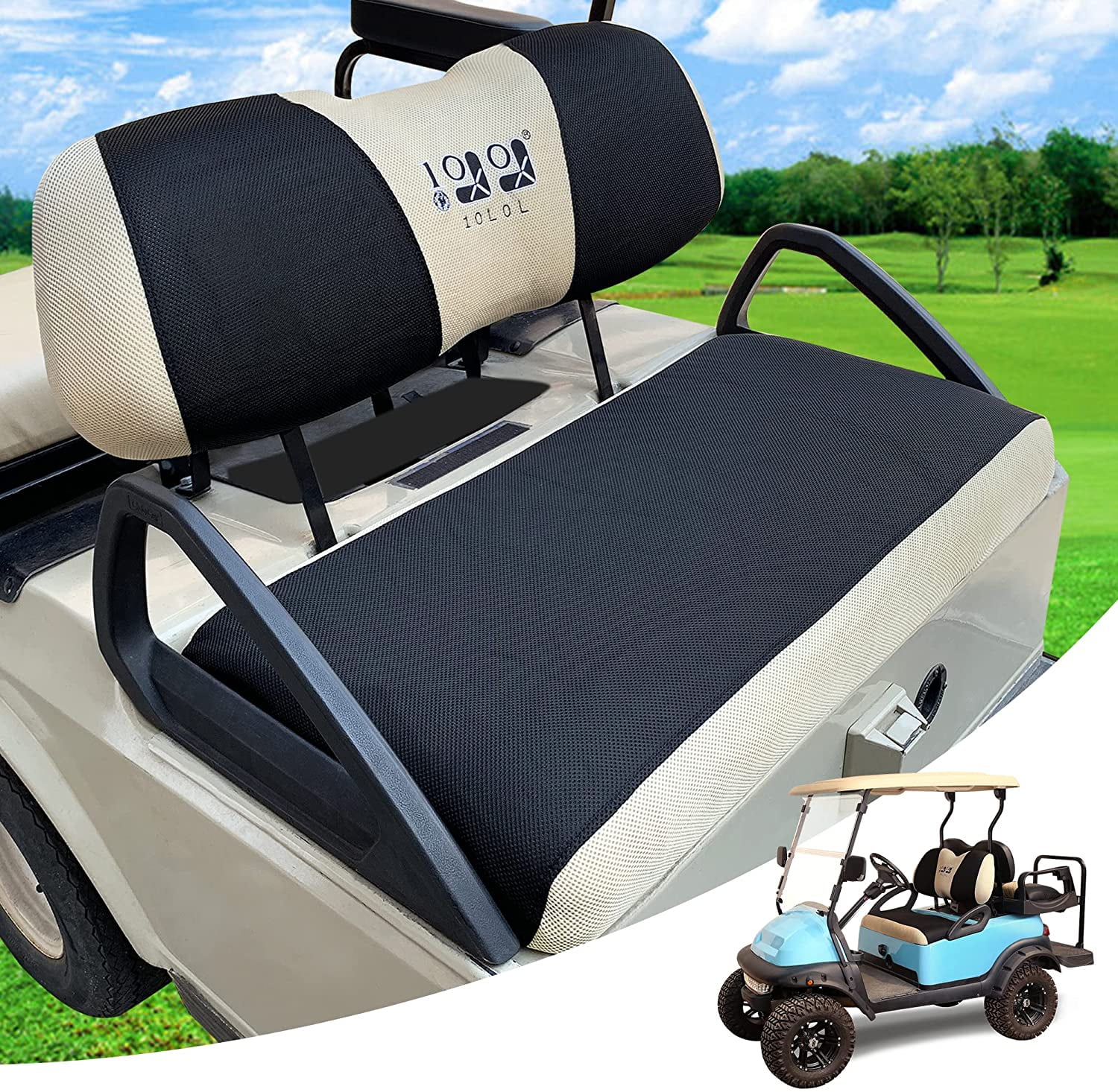 front and rear golf cart seat covers