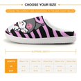 thumbnail image 2 of Kids Slippers Kuromi And My Melody House Slippers Warm Soft Plush Slipper Anti-Slip Winter Fluffy House Shoes for Boys Girls, 2 of 7