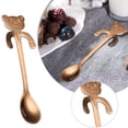 thumbnail image 2 of Coffee Spoon Mini Bear Hugging Spoon Tea Soup Sugar Dessert Seasoning Spoon Hanging Cup Spoon, 2 of 4