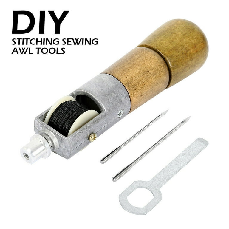 One Leather Craft Automatic Lock Stitching Sewing Awl Set With 2