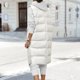 thumbnail image 3 of Gibobby Abrigos largos de invierno, Chaleco Softshell para mujer, chaleco largo de invierno anorak con bolsillos inclinados, chamarra casual sin mangas(Blanco,M), 3 of 4