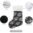 thumbnail image 3 of Coolnut 17.7 Inch Christmas Stockings, 1 PCS Ethnic Tribal Eyes Presonalized Large Stocking Sock for Family Holiday Xmas Party Decorations, 3 of 7