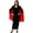 Red, variant on Making Believe Unisex Blue Satin Costume Cape 36"