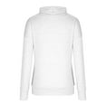 thumbnail image 6 of RQYYD Women's Long Sleeve Pleated Pullovers Tops Solid Cowl Neck Tunic Shirt Casual Loose Plus Size Sweatshirt Tops White XXL, 6 of 6