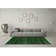 thumbnail image 3 of Ahgly Company Indoor Rectangle Abstract Emerald Green Modern Area Rugs, 5' x 7', 3 of 4