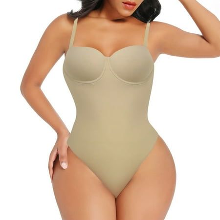 

Shapewear For Women Invishaper Halft BackBody Shaper Bra Plus Size Backless Built In Bra Tummy Control Shapewear Tummy Flattening Solution Waist Training Corsets for Women