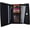 Black, variant on SWISS MARSHAL Ladies RFID Blocking Genuine Leather Long Clutch Credit Card ID Wallet Burgundy