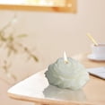 thumbnail image 4 of Deals Qaailabf Aromatherapy Candle Nordic Geometric Lines Columnar Shape Large White Aroma, 4 of 5