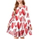 thumbnail image 5 of TaTaai Valentine Heart Print Long Sleeve A-Line Skater Dress, Valentine's Day Gift, Casual Party Twirly Dress Gift, 5 of 5