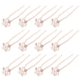 thumbnail image 7 of MIALLO Delicate Rose Gold Pearl Hair Pins for Women, 12PCS Rhinestone Hairpins for Wedding, Bridesmaid, Prom & Everyday Hairstyle, 7 of 7