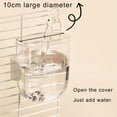 thumbnail image 6 of AOOOWER Bird Water Dispenser 12oz Clear Watering Bottle For Parrots Chinchillas Automatic Spring Design Water Feeder, 6 of 18