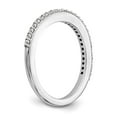 thumbnail image 6 of 14K White Gold Ring Band Wedding Diamond, Lab Grown Round, Size 5, 6 of 7