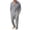 Grey, variant on Mens 2 Piece Linen Outfits Long Sleeve Button Down Shirts And Loose Pant Set Summer Beach Outfits with Pockets Summer Beach Yoga Matching Outfits Beige L
