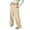 Khaki, variant on Krdevn Kids Girl's Solid Corduroy Wide Leg Pants Button Front Zipper Straight Pants with Pockets for Youth,13-14 Years