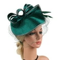 thumbnail image 2 of Fascinator Hat Headband Tea Party Party Piece Piote Piabe Wayling Headbands, 2 of 6