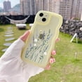 thumbnail image 5 of Compatible for iPhone 11 Case Matte Clear Flower Cute Wavy Phone Case,Floral Aesthetic Protective Soft TPU Yellow Case for iPhone 11 Women Girl 6.1 Inches, 5 of 13