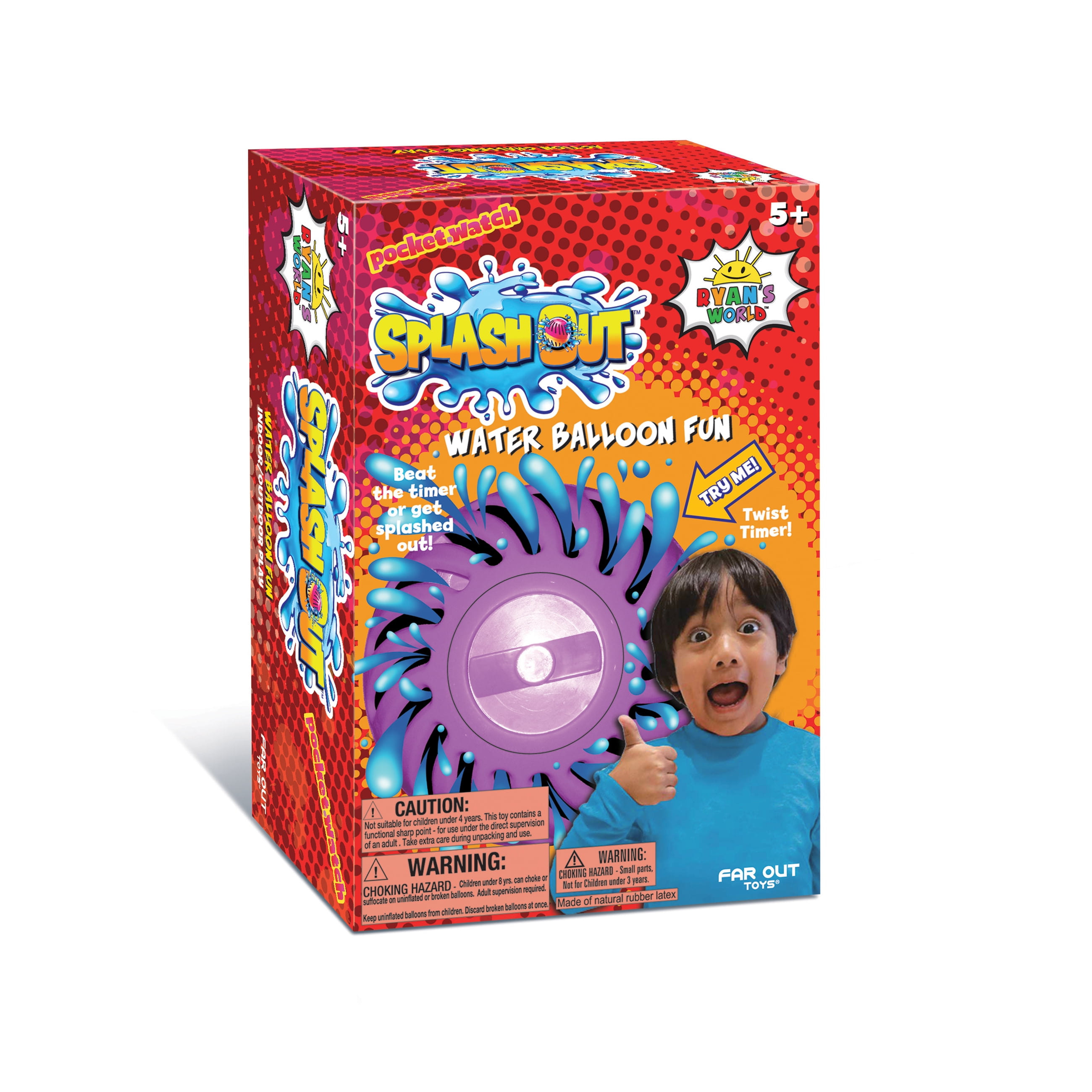 Ryan's World Splash Out Water Balloon Fun Game