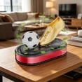 thumbnail image 6 of YiJuHui Solar Powered Car Air Freshener Rotating Soccer Football Aroma Diffuser with 4 Scents, Odor Eliminator Auto Interior Decor Dashboard Ornament, 6 of 9