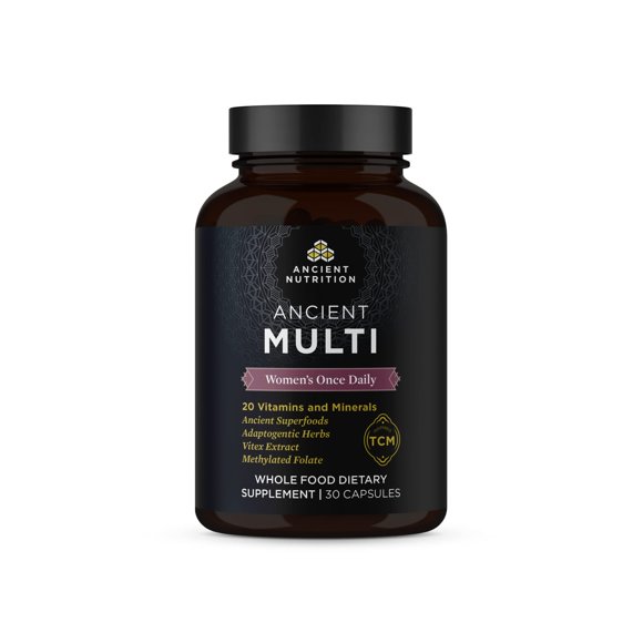 Suplemento Ancient Nutrition Ancient Multi para mujer, 30 unidades