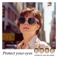 thumbnail image 3 of TINHAO Polarized Sunglasses Over Glasses Women Fit Over Glasses Sunglasses Cat Eye Sunglasses UV Protection Lightweight, 3 of 7