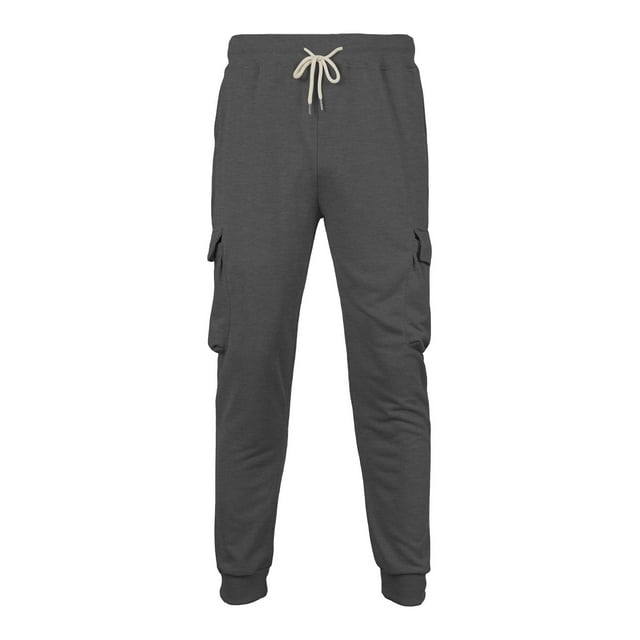 Pantalon Cargo Décontracté pour Homme avec Poches et Cordon, Pantalon Long Athlétique Élégant pour l'Extérieur et le Quotidien