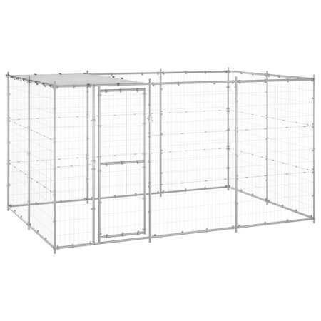 Anself Galvanized Steel with Roof 78.1 ft²