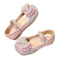 thumbnail image 1 of Liyamei Girls' Crystal Shoes With Soft Soles For Middle And Older Children Red 8, 1 of 5