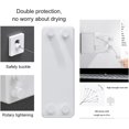 thumbnail image 4 of MuGu Corde à Linge Rétractable et Invisible 4.2m pour Intérieur, Hôtel, Balcon, Salle de Bain, 4 of 5