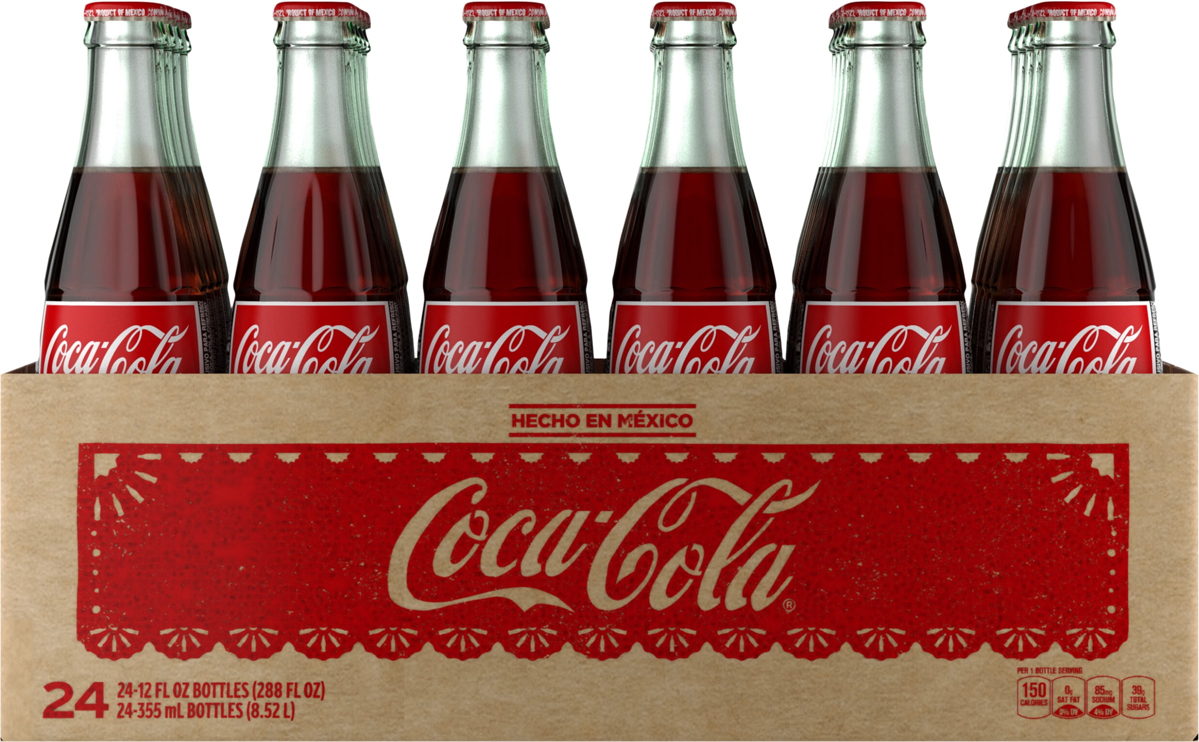 Coca-Cola Mexican Coke Soda Soft Drink, 355 mL, 24 Pack