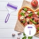 thumbnail image 5 of 1 rodillo para masa de pizza, galletas, pasteles, tartas, cortador de aguja, herramienta para hornear (morado), 5 of 8