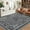 Grey, variant on Washable Rug Runner Vintage Rug Traditional Rug Non-Slip Grey Runner Rugs with Rubber Backing Low-Pile Ultra-Soft Distressed Rug for Kitchen Bedroom 2x6/5x7/6x9/8x10/9x12
