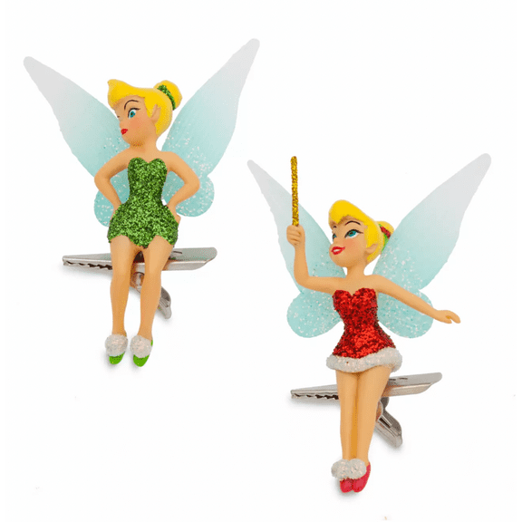 Disney Sketchbook Tinker Bell Clip-On Christmas Ornament Set New