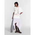 thumbnail image 2 of No Boundaries Washed Graphic Boyfriend Tee, Women's XXS-XXL, 2 of 5
